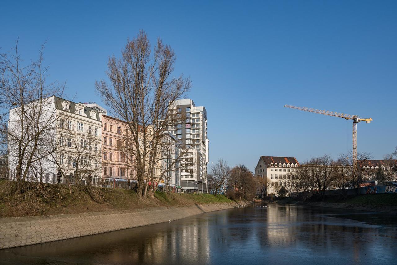 RentPlanet - Odra Tower Leilighet Wrocław Eksteriør bilde